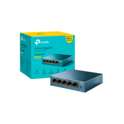 [LS105G] SWITCH GIGABIT 5 PTOS 10/100/1000 MBPS ACERO TP-LINK