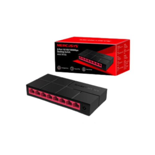 [MS108G] SWITCH MINI DESKTOP 8-PORT 10/100/1000 MERCUSYS