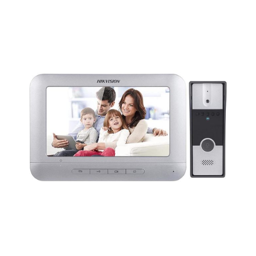 [DS-KIS202] VIDEO PORTERO  CAMARA A COLOR PANT. 7" HIKVISION