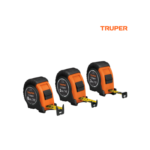 [14578] WINCHA GRIPPER CONTRA IMPACTO 5M 19MM ( FH-5M ) TRUPER