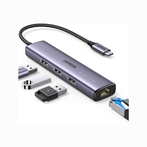 [60600] USB-C A GIGABIT 1000MBPS/3XUSB3.0 MULTI.HUB UGREEN