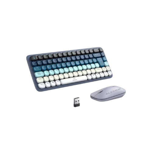 [25179] TECLADO INALAMBRICO 2.4GHZ+BT5.0 COLOR AZUL MK008 UGREEN