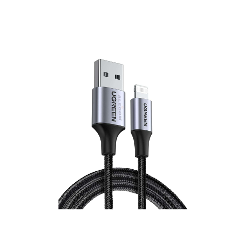 [60157] CABLE USB2.0 A LIGHTNING CHAPADO EN ALUMINIO 1.5M UGREEN
