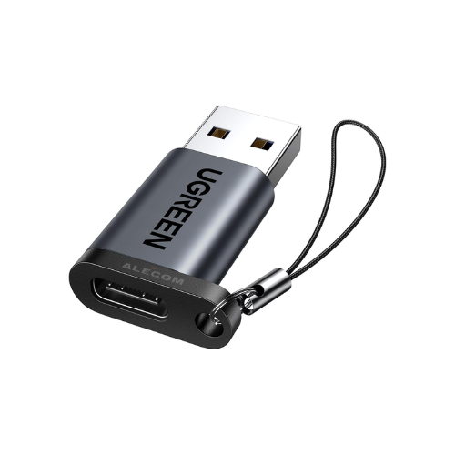 [35000] ADAPTADOR USB-A MACHO A USB-C HEMBRA NEGRO US276 UGREEN