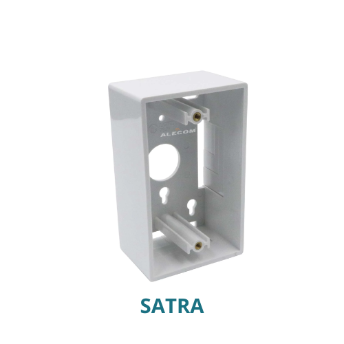 [0111048901] CAJA MODULAR 2X4 BLANCO (69.7x83.34mm) Prof. 1.89 (48mm) SATRA