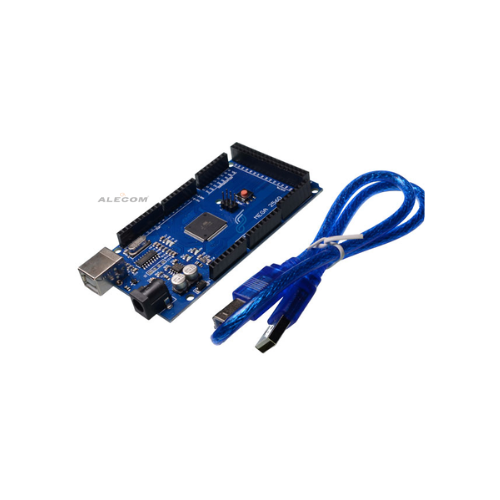 [MEGA-2560CH] ARDUINO MEGA COMPATIBLE C/CIRCUITO CH340 P/CONEXIÓN USB + CABLE MEGA 2560