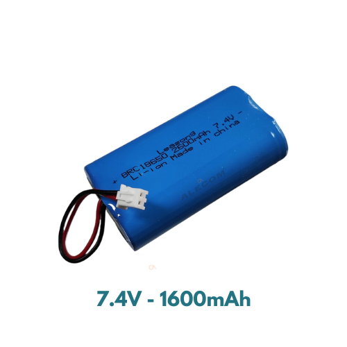 [BRC18650x2] PACK DE BATERIA DE LI-ION 7.4V 1600MAH 18650 X2