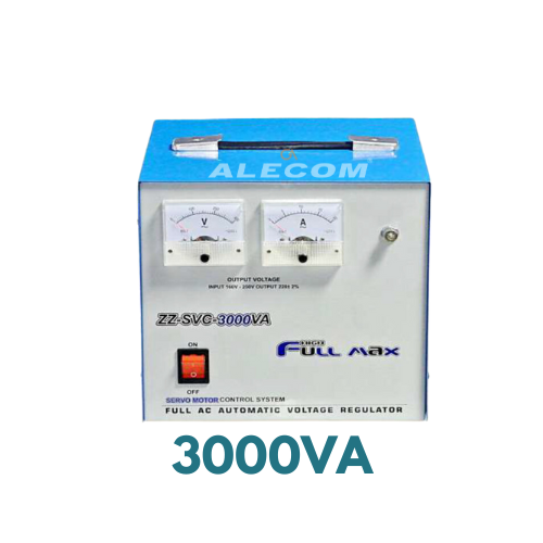 [SVC-3000VA] ESTABILIZADOR DE VOLTAJE AUTOMATICO SERVOMOTOR 3000W FULL MAX