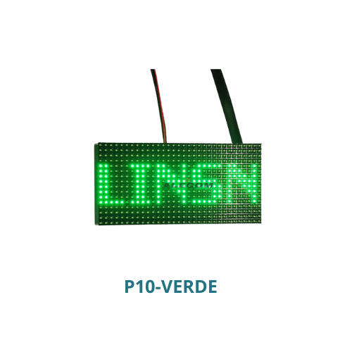 [P10-VERDE-EXT] MODULO LED P10 EXTERIOR 32X16 VERDE