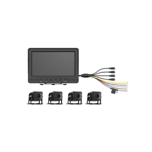 [AE-VD2501A-A] KIT DE 04 CAMARAS PARA CARRO Y PANTALLA LCD + CABLES HIKVISION