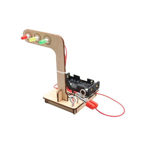 [KIT-E-25D] KIT LED TRAFICO SEMAFORO EDUCATIVO HORIZONTAL 