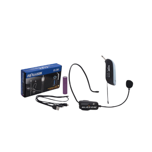 [MES-380A] MICROFONO INALAMBRICO DE4 VINCHA UHF EALSEM