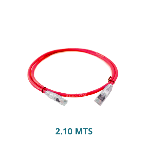 [1859241-7] PATCH CORD CAT5E 2.10MTS ROJO AMP/COMMSCOPE