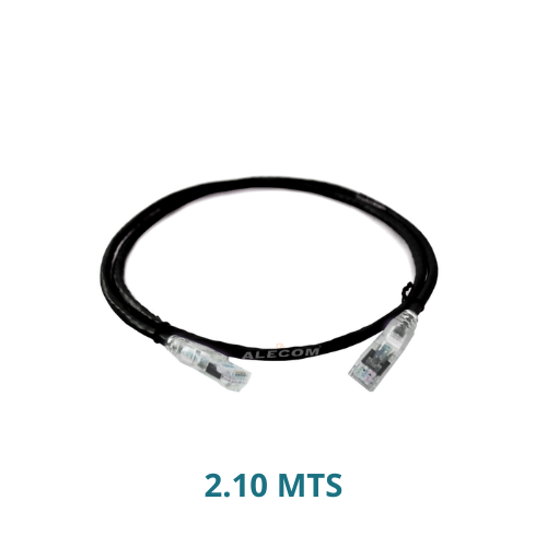 [1859244-7] PATCH CORD CAT5E 2.10MTS NEGRO AMP/COMMSCOPE