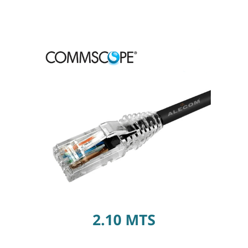 [NPC06UVDB-BK007F] PATCH CORD CAT6 2.10MTS NEGRO AMP/COMMSCOPE