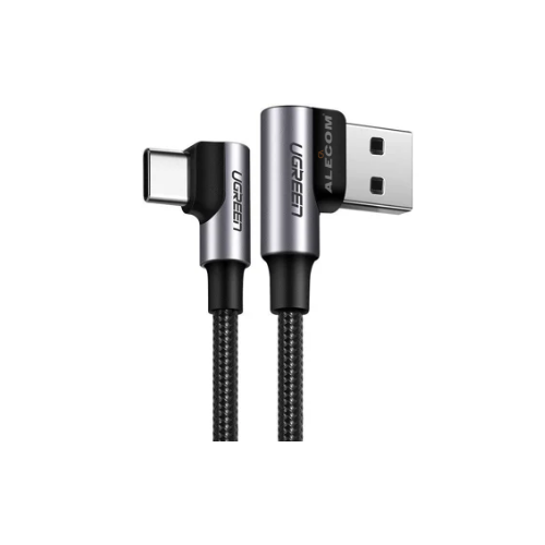 [20299] USB C 3.0 CARGA RÁPIDA, CABLE USB A A USB C ÁNGULO RECTO US385 UGREEN