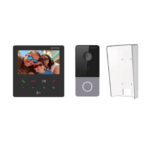 [DS-KIS606-P] KIT VIDEO PORTERO IP CON MONITOR 4.3" KH6110-WE1 HIKVISION