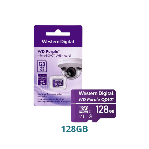 [WDD128G1P0C] MEMORIA MICRO SD P/CAMARAS 128GB PURPLE WD