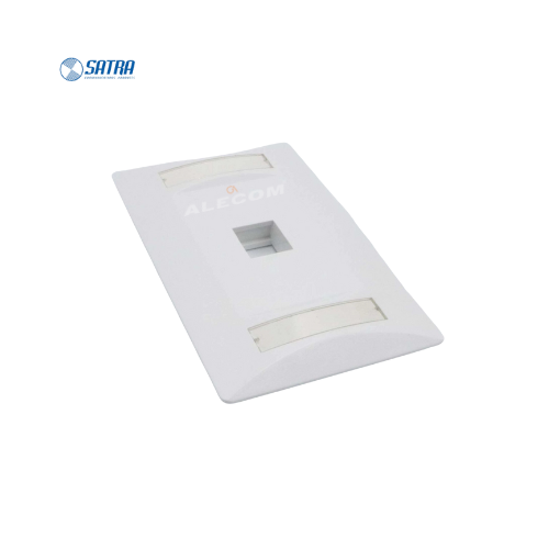 [WP-S1] PLACA DE PARED EJECUTIVA IDENTIKIT FACE PLATE 1VIA BLANCO SATRA