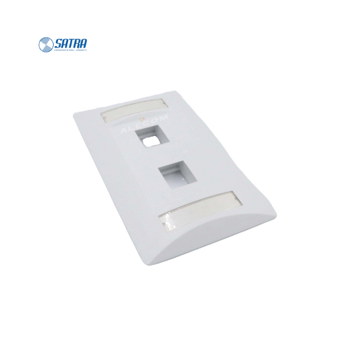 [WP-S2] PLACA DE PARED EJECUTIVA IDENTIKIT FACE PLATE 2VIA BLANCO 0111030201 SATRA