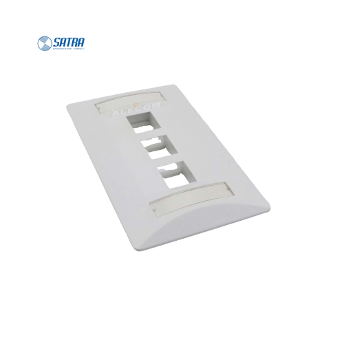 [WP-S3] PLACA DE PARED EJECUTIVA IDENTIKIT FACE PLATE 3VIA BLANCO SATRA