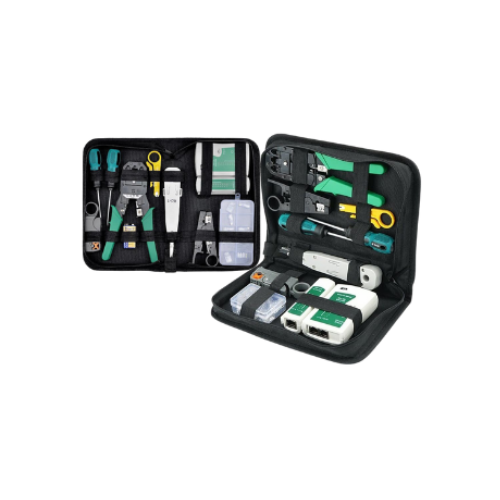 [LAN10N] KIT HERRAMIENTAS P/INSTALACION DE REDES, SET MANTENIMIENTO DE RED LAN