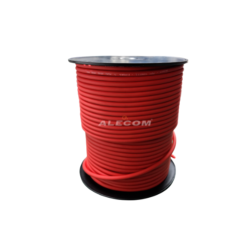 [CAMA10R] CABLE STEREO MICROFONO ROJO ROLLOX100MTS AMPHENOL