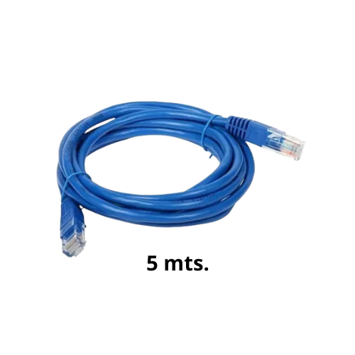 [URT46F4U#05M4B6] PATCH CORD CAT6  LSZH AZUL 5MTS DIXON