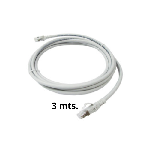 [6A-CBHC-WH3] PATCH CORD CAT6A LSZH BLANCO 3MTS DIXON
