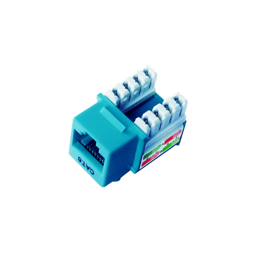 JACK RJ-45 CAT6 P/PONCHEO AZUL DIXON