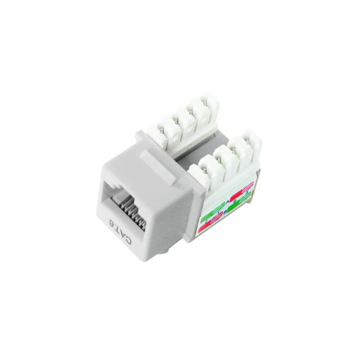 JACK RJ-45 CAT6 P/PONCHEO BLANCO DIXON