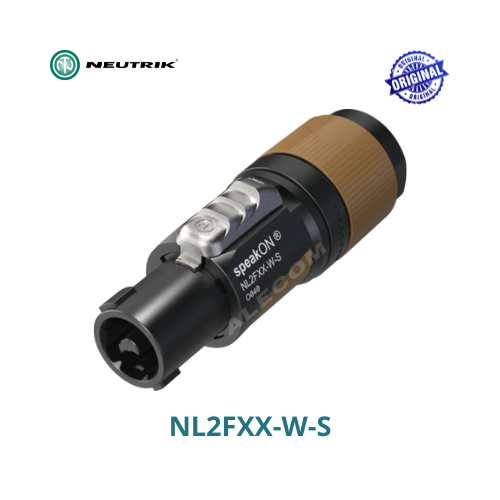 [NL2FXX-W-S] CONECTOR SPEAKON AEREO 2 POLE PLUG ORIGINAL NEUTRIK 