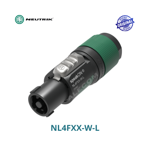 [NL4FXX-W-L] SPEAKON AEREO 4 POLE PLUG CABLE 10-16MM ORIGINAL NEUTRIK