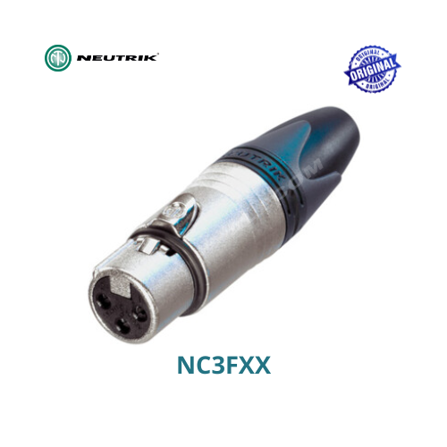 [NC3FXX] CONECTOR XLR 3 PINES HEMBRA AREA ORIGINAL NEUTRIK