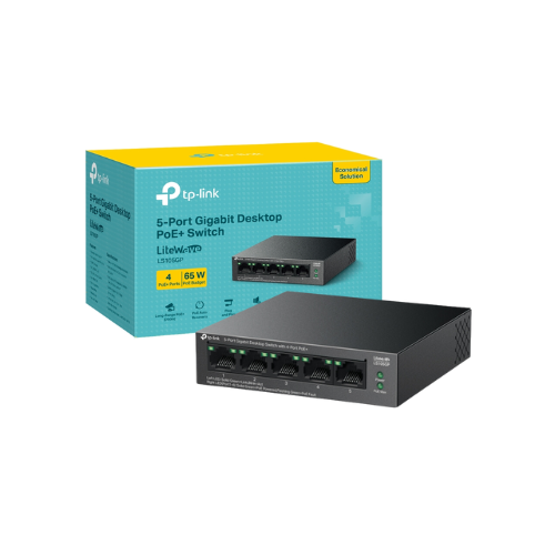[LS105GP] SWITCH GIGABIT DE SOBREMESA DE 5 PUERTOS CON 4 PUERTOS POE+ TP-LINK