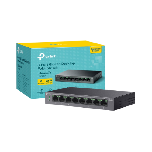 [LS108GP] SWITCH GIGABIT DE 8 PUERTOS POE+ TP-LINK