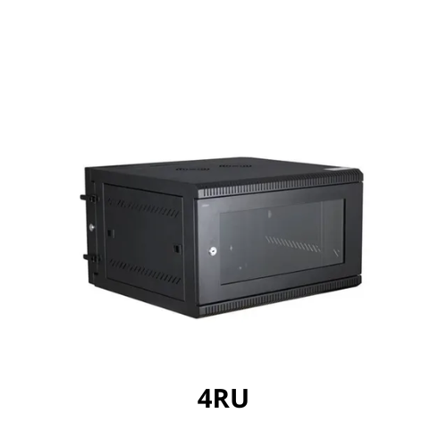 [KTC-4U-2S-B] GABINETE METALICO 4RU DE PARED 530x240x400MM 