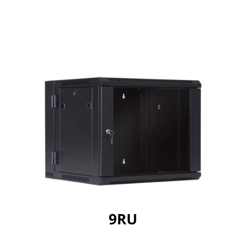 [KTC-9U-2S-B] GABINETE METALICO 9RU DE PARED 530x450x400MM