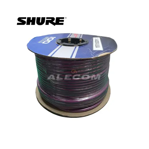 [C-AUDIO-LILA] CABLE STEREO MICROFONO LILA ROLLOX100MTS SHURE