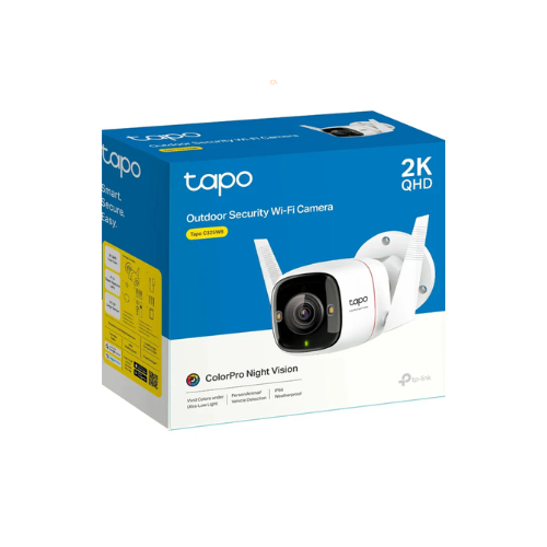 [TAPO C325WB] CAMARA WIFI 2K PARA EXTERIORES QHD 4MP IP66 TAPO