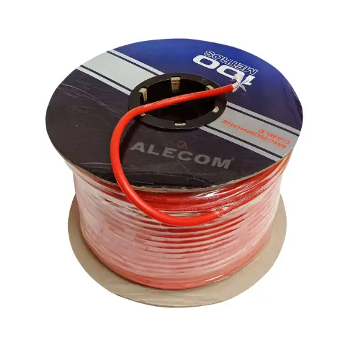 [C-AUDIO-ROJO] CABLE STEREO MICROFONO ROJO MTS SHURE