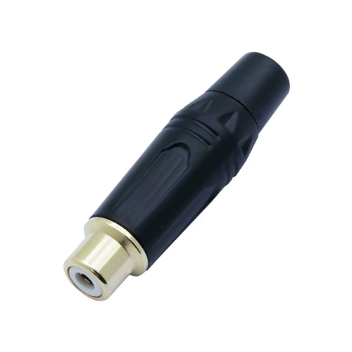 [DRCF4-BK] CONECTOR RCA HEMBRA NEGRO DAYTONA