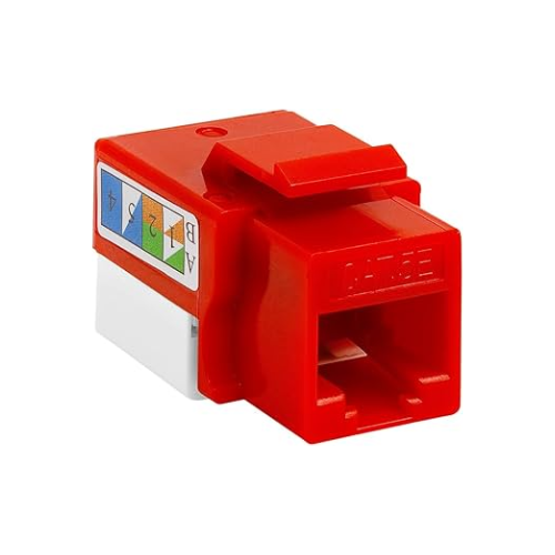 [K9130J-5E-R] KEYSTONE JACK CAT. 5E ROJO