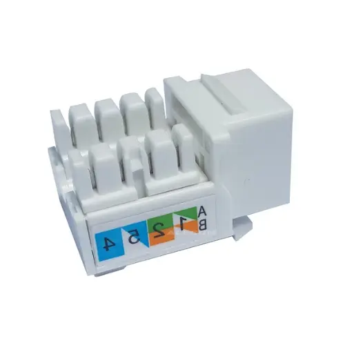 [K9130J-5E-W] KEYSTONE JACK CAT. 5E BLANCO