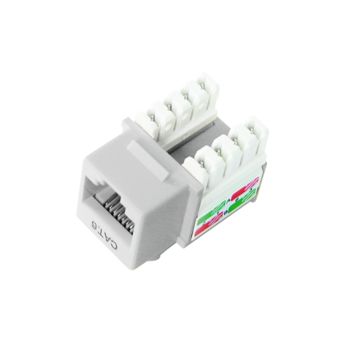 [K9130J-6-W] KEYSTONE JACK CAT. 6 BLANCO