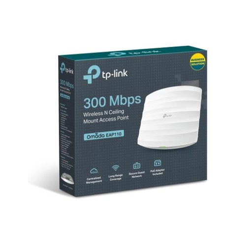 [EAP110] ACCESS POINT INALAMBRICO 300Mbps N P/TECHO  TP-LINK