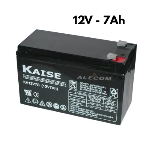 [KB1270E] BATERIA VRLA AGM 12V 7AH F2 KAISE